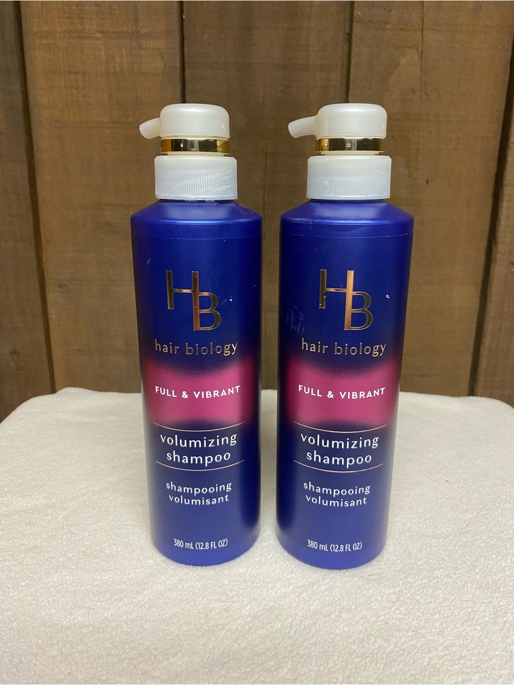 HB Hair Biology Full & Vibrant Volumizing Shampoo-12.8 oz-New Without Box